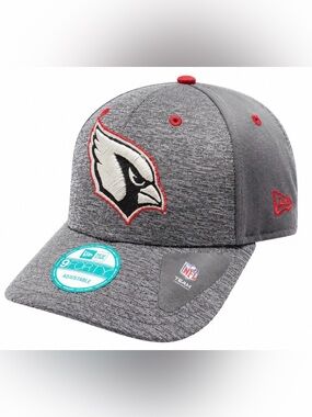 New Era Gray & Red Arizona Cardinals NFL 9FORTY Adjustable Cap